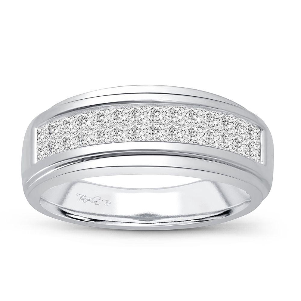 14K 0.96CT DIAMOND MENS BAND - Johnny Dang & Co