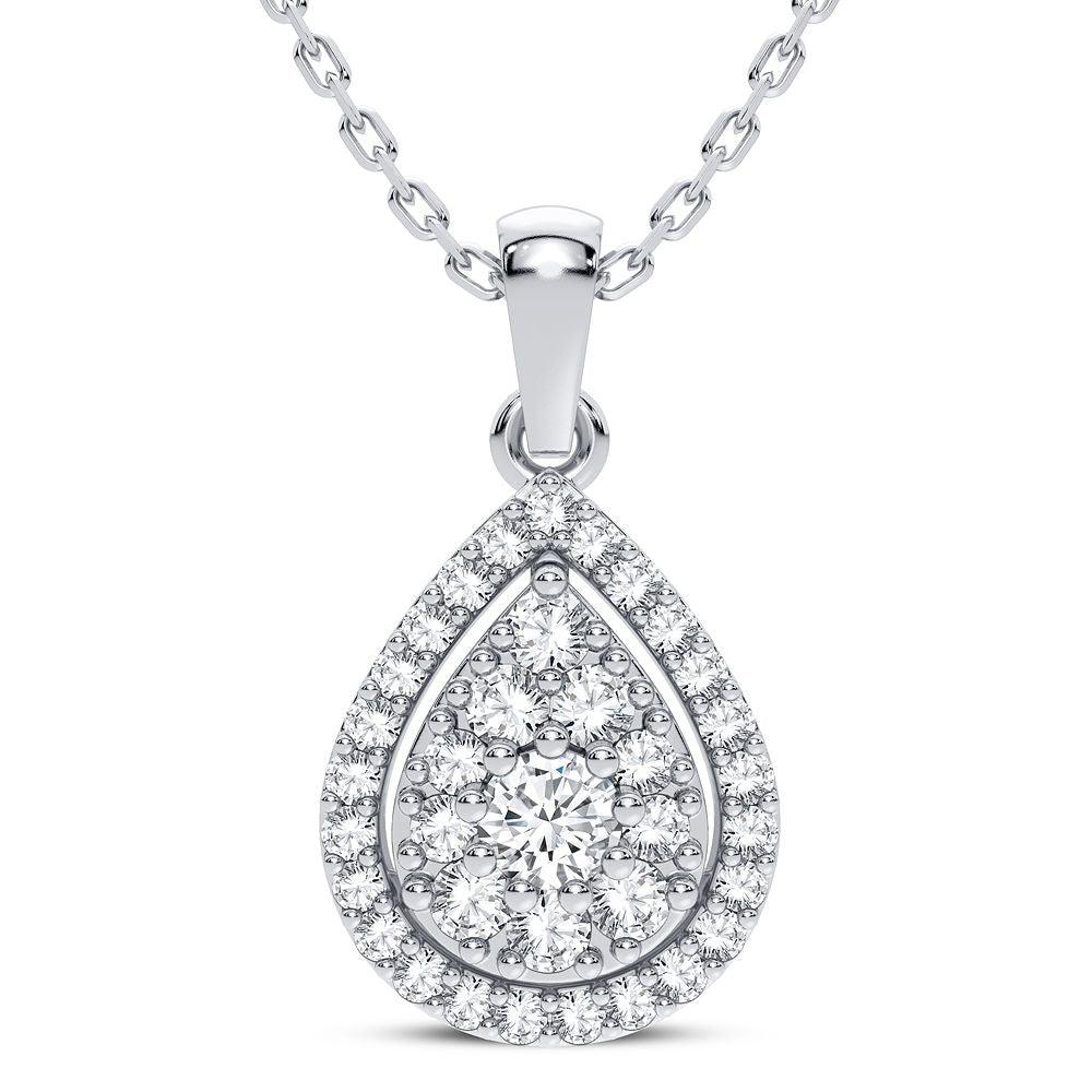 14K 0.30CT DIAMOND PENDANT - Johnny Dang & Co