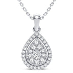 14K 0.30CT DIAMOND PENDANT - Johnny Dang & Co