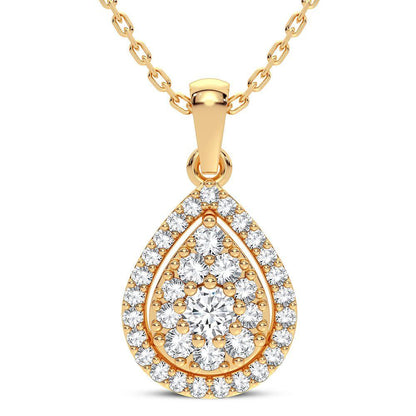 14K 0.30CT DIAMOND PENDANT - Johnny Dang & Co