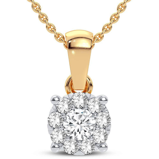 14K 0.25CT Diamond Pendant - Johnny Dang & Co