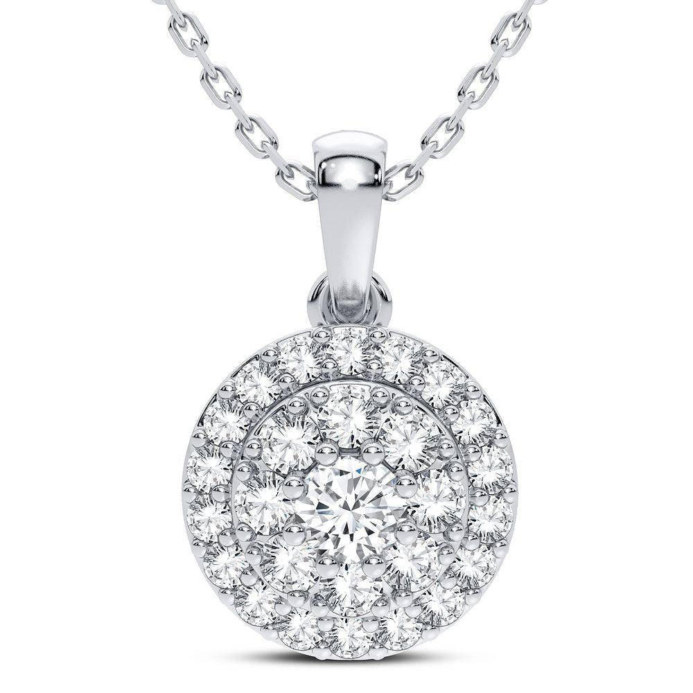 14K 0.33CT DIAMOND PENDANT - Johnny Dang & Co