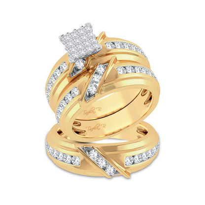 14K 2.00ct Diamond Trio Set - Johnny Dang & Co