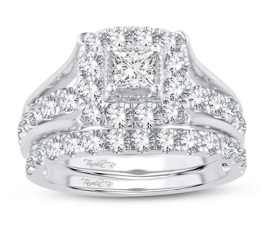 14K 2.00ct Diamond Bridal Ring - Johnny Dang & Co