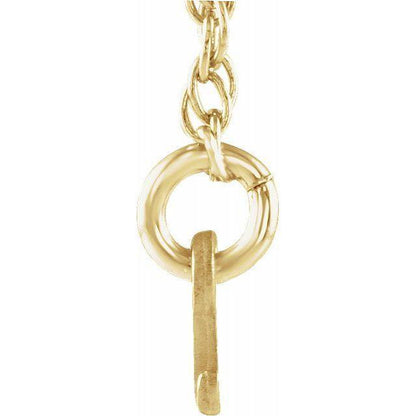 JDSP653424 - SCRIPT NAMEPLATE NECKLACE - Johnny Dang & Co