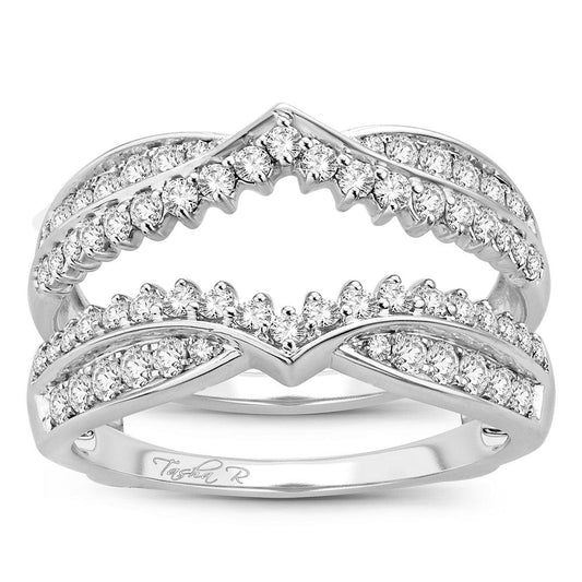 14K 0.75CT Diamond RING GUARD - Johnny Dang & Co