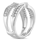 14K 0.75CT Diamond RING GUARD - Johnny Dang & Co