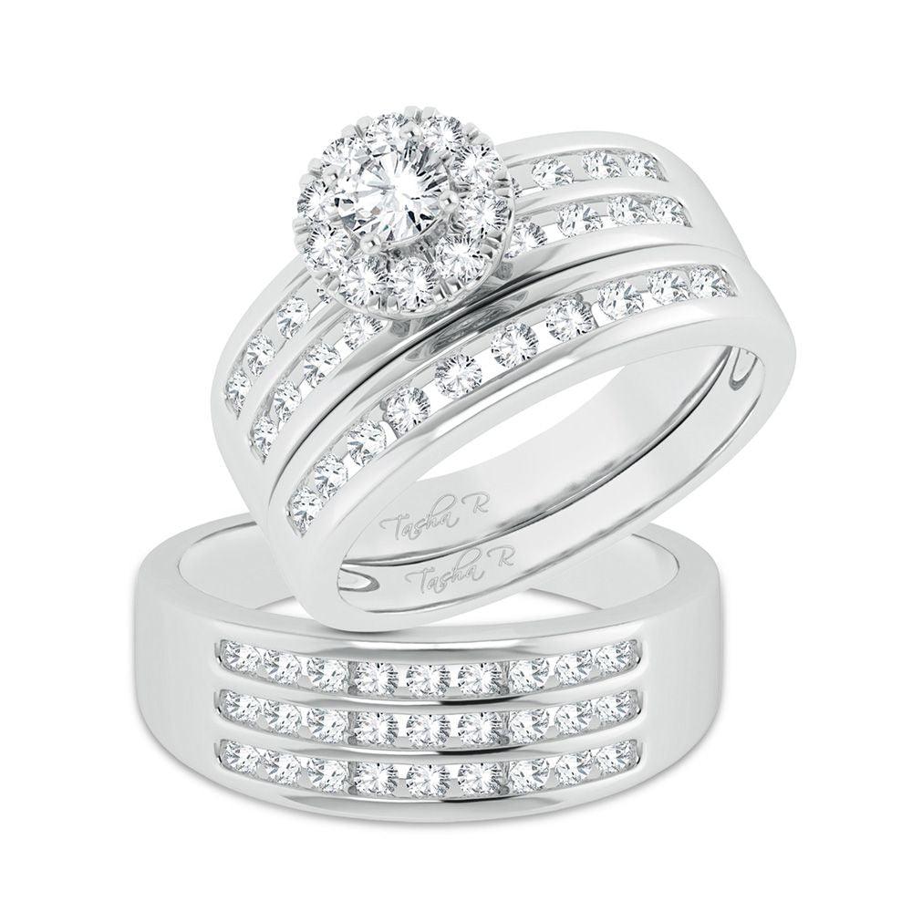 14K 1.62ct Diamond Trio Set - Johnny Dang & Co