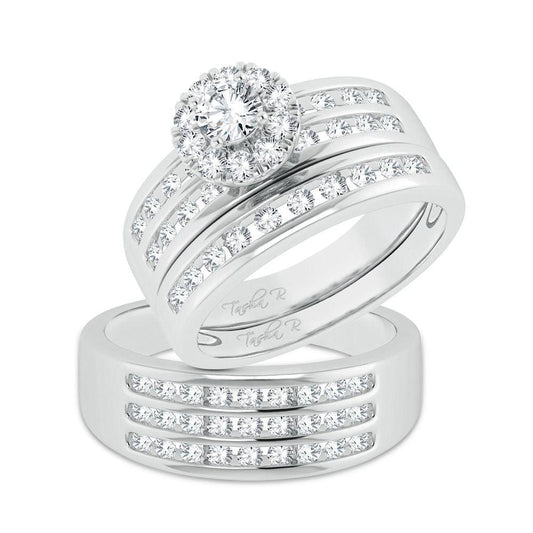 14K 1.62ct Diamond Trio Set - Johnny Dang & Co