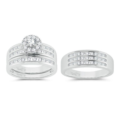 14K 1.62ct Diamond Trio Set - Johnny Dang & Co
