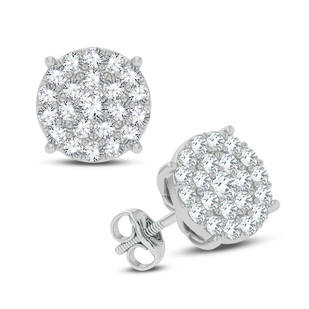 14K 1.00CT DIAMOND EARRING - Johnny Dang & Co