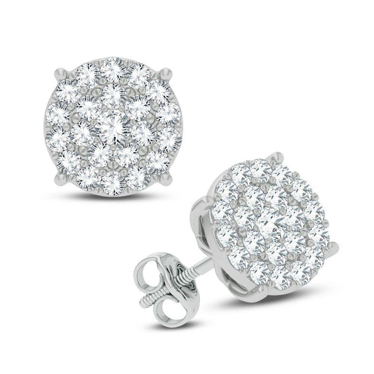 14K 1.00CT DIAMOND EARRING - Johnny Dang & Co