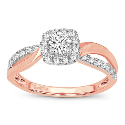 14K 0.73CT Engagement Ring - Johnny Dang & Co