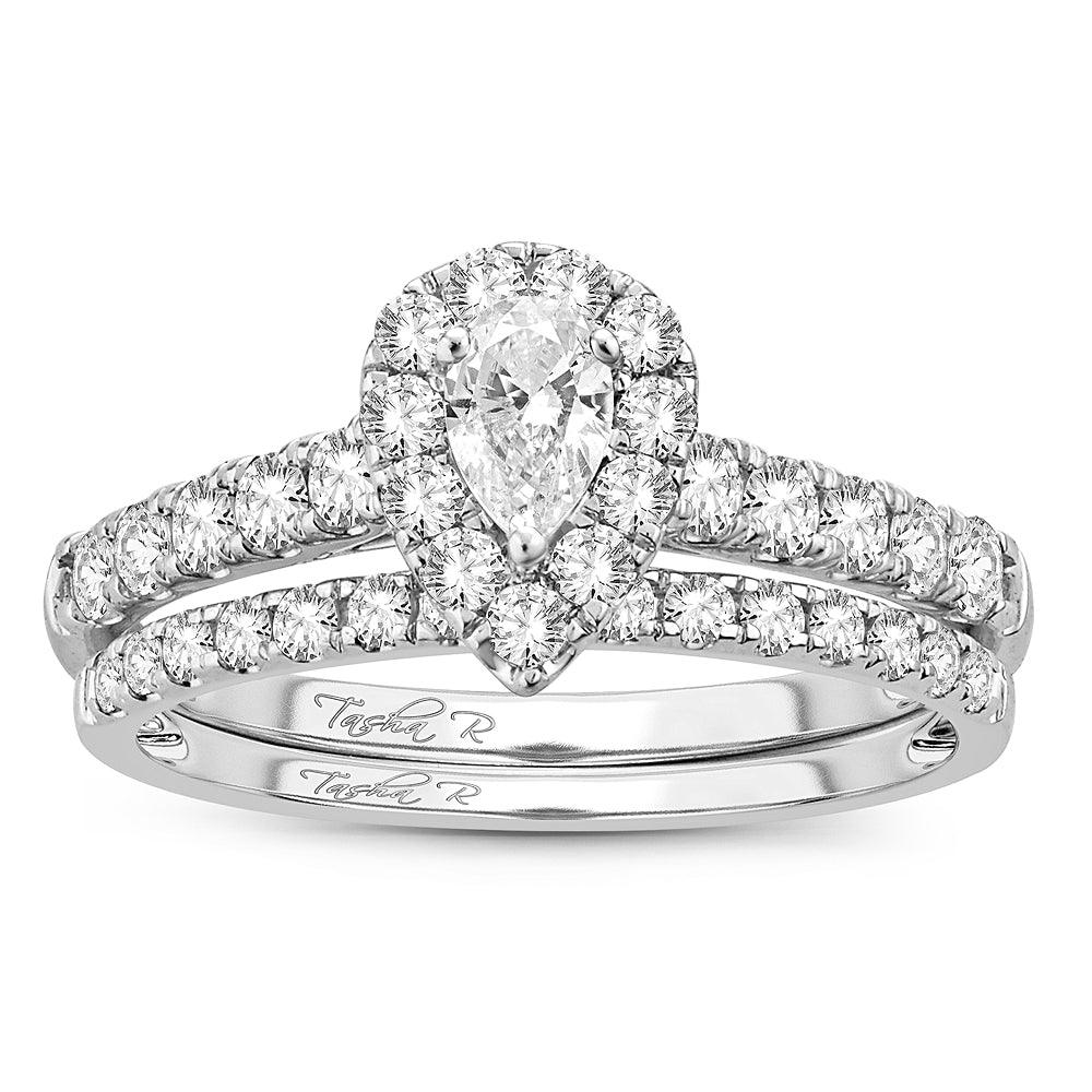 14K 1.00CT Diamond BRIDAL RING - Johnny Dang & Co