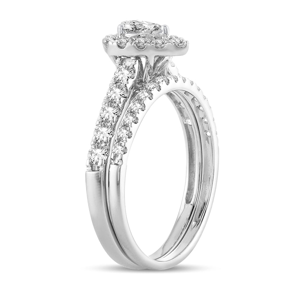 14K 1.00CT Diamond BRIDAL RING - Johnny Dang & Co