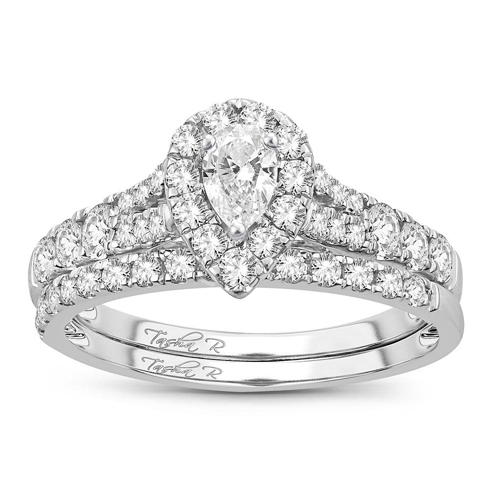 14K 1.00CT Diamond BRIDAL RING - Johnny Dang & Co