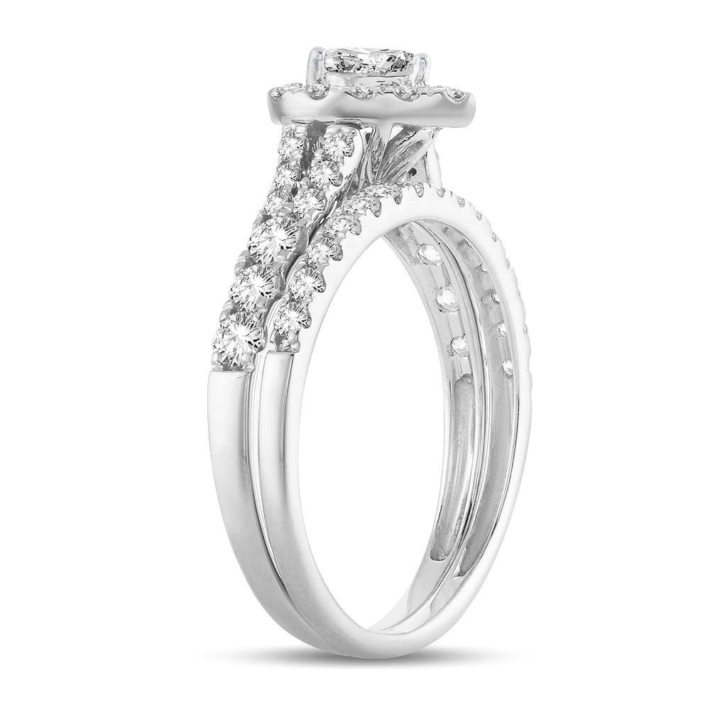 14K 1.00CT Diamond BRIDAL RING - Johnny Dang & Co