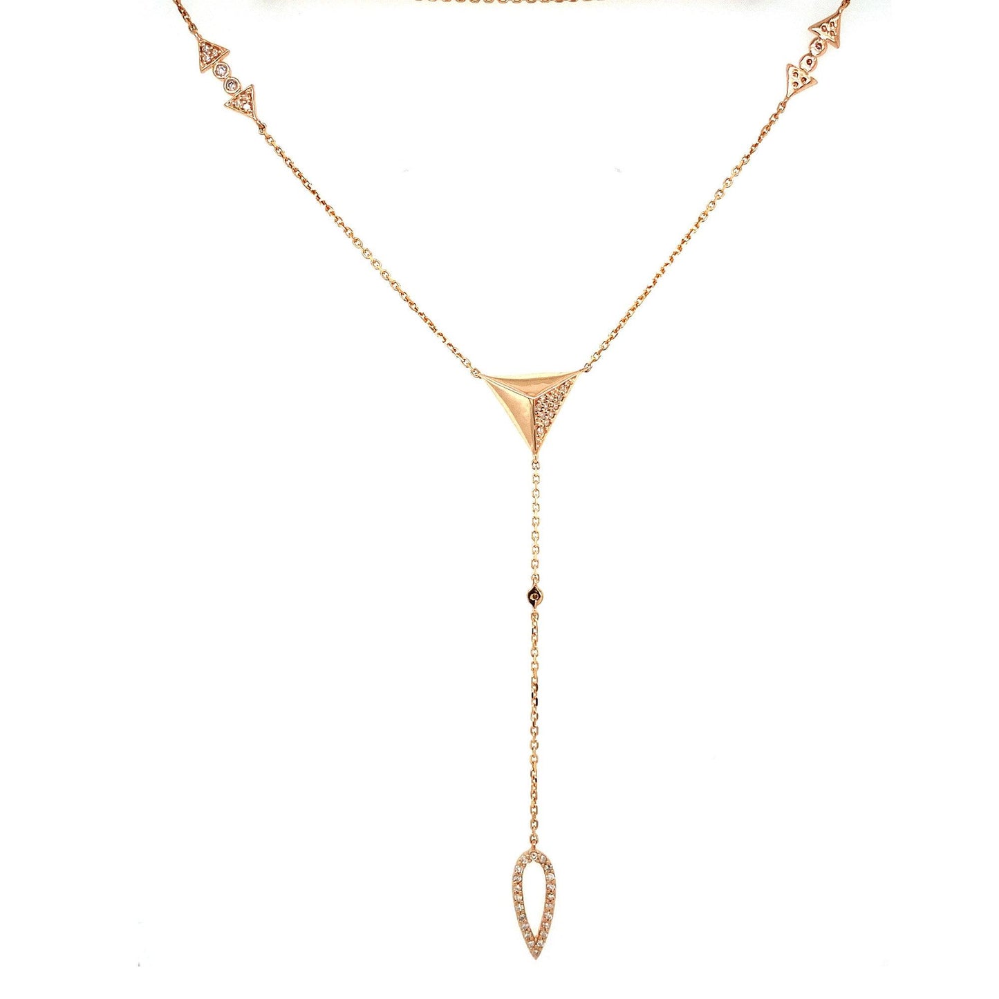 10K 0.25CT Diamond NECKLACE - Johnny Dang & Co