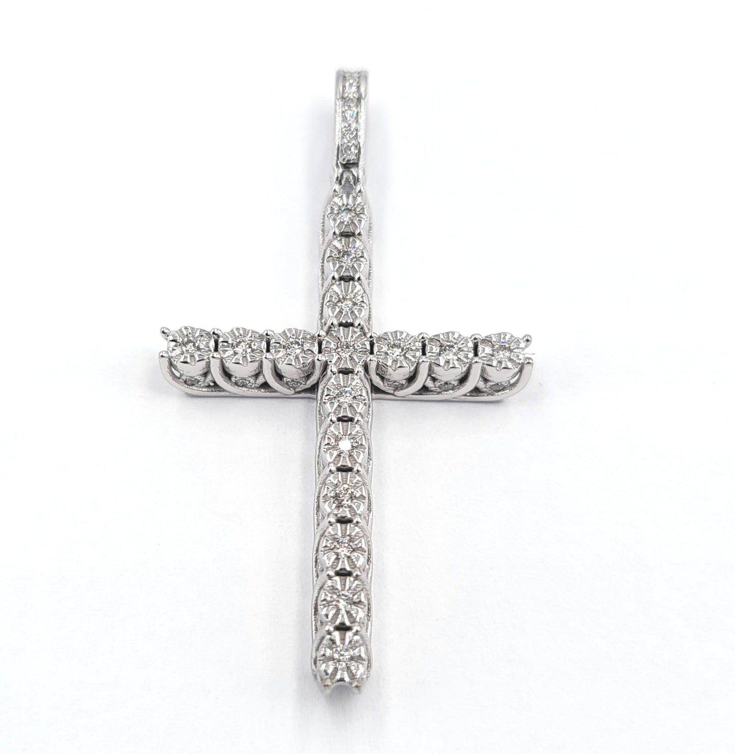 JDTK-P11211728 -Custom Diamond Cross Pendant - Johnny Dang & Co