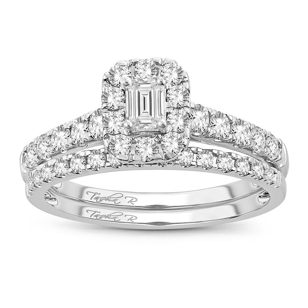 14K 1.00CT Diamond BRIDAL RING - Johnny Dang & Co