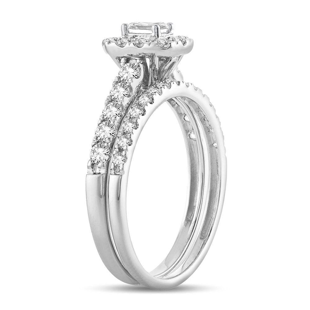 14K 1.00CT Diamond BRIDAL RING - Johnny Dang & Co