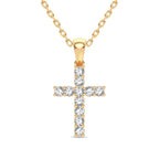 14K 0.50CT Diamond Pendant - Johnny Dang & Co