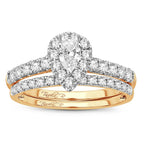 14K 1.00CT Diamond BRIDAL RING - Johnny Dang & Co