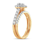 14K 1.00CT Diamond BRIDAL RING - Johnny Dang & Co