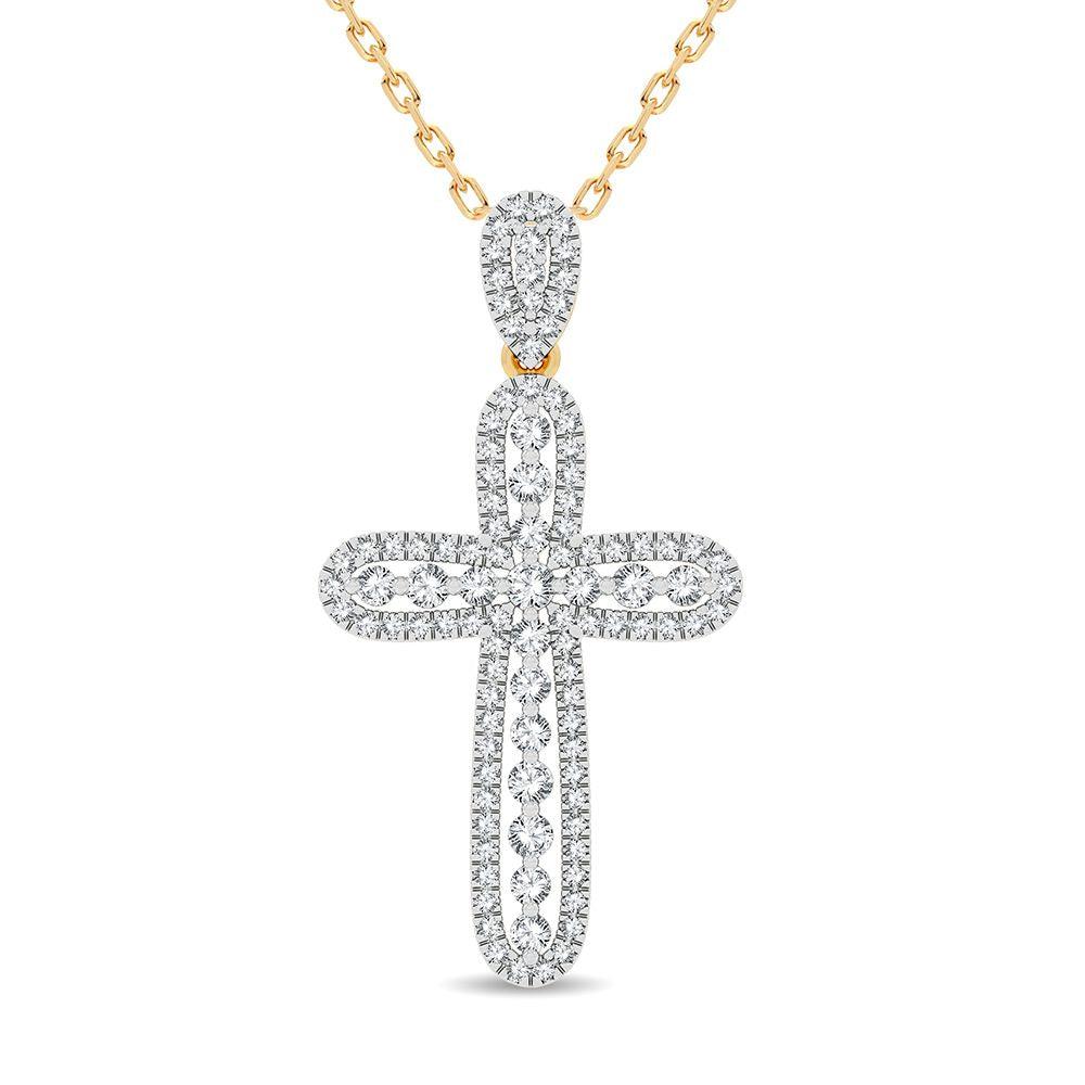 14K 0.50CT Diamond Pendant - Johnny Dang & Co