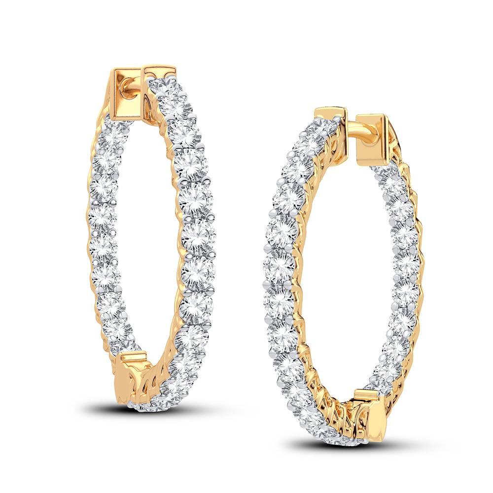 14K 2.00CT Diamond Earring - Johnny Dang & Co