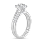 10K 1.00CT DIAMOND BRIDAL RING - Johnny Dang & Co