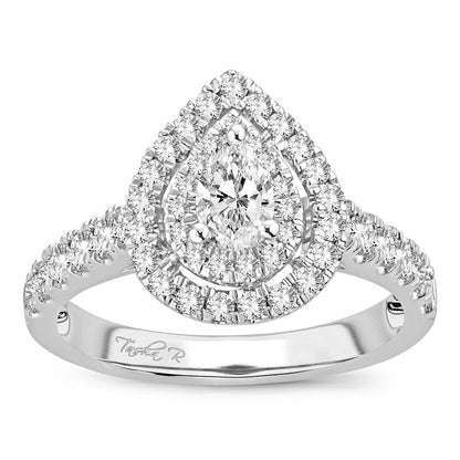 14K 1.00CT Engagement Ring - Johnny Dang & Co