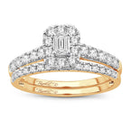 14K 1.02CT Diamond BRIDAL RING - Johnny Dang & Co