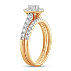 14K 1.02CT Diamond BRIDAL RING - Johnny Dang & Co