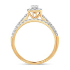 14K 1.02CT Diamond BRIDAL RING - Johnny Dang & Co