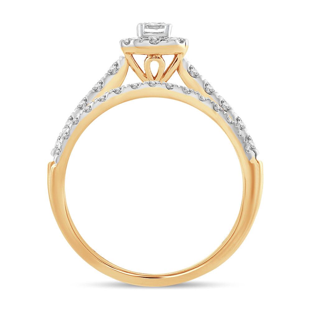 14K 1.02CT Diamond BRIDAL RING - Johnny Dang & Co