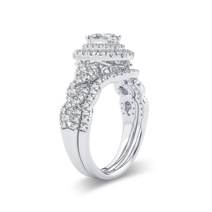 14K 1.00CT Diamond Bridal Ring - Johnny Dang & Co