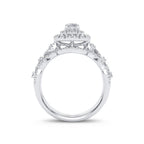 14K 1.00CT Diamond Bridal Ring - Johnny Dang & Co