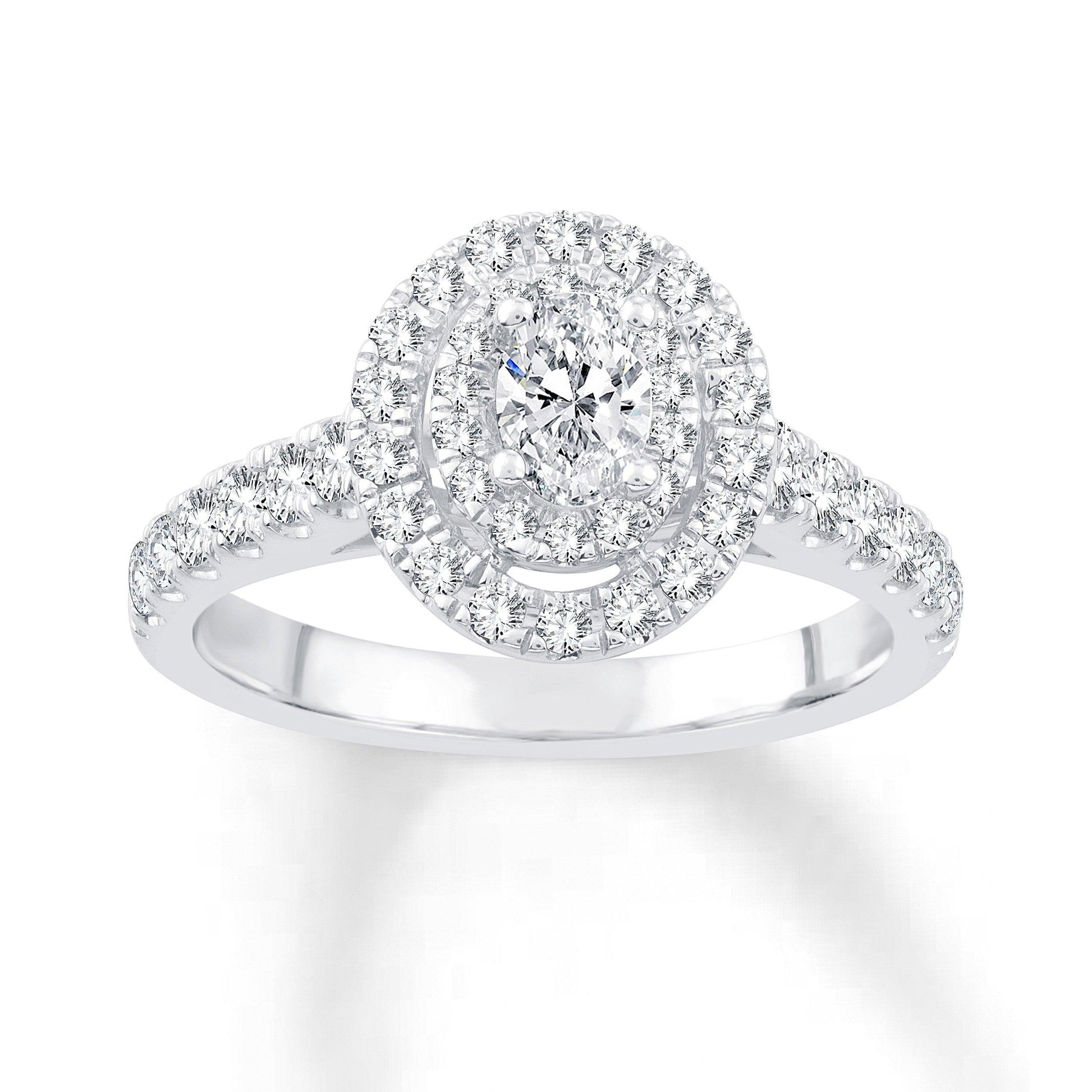 14K 1.00CT Diamond BRIDAL RING - Johnny Dang & Co
