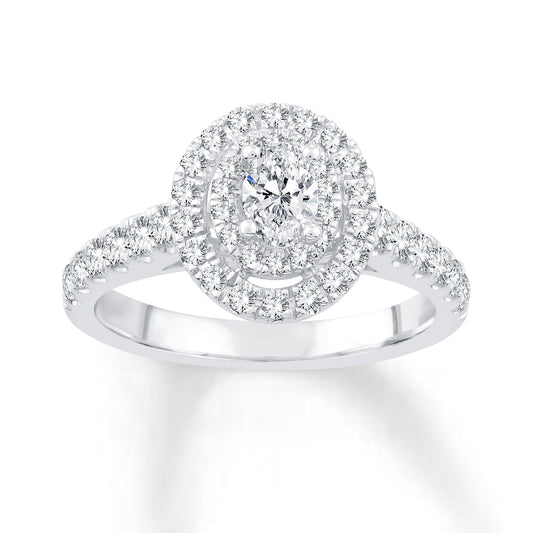 14K 1.00CT Diamond BRIDAL RING - Johnny Dang & Co