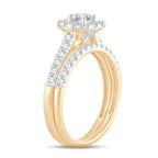 10K 1.00CT DIAMOND BRIDAL RING - Johnny Dang & Co