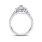 14K 1.00CT Diamond Bridal Ring - Johnny Dang & Co