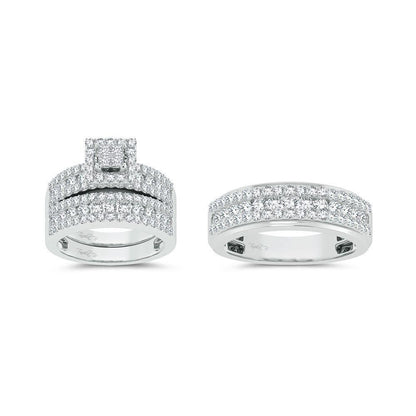 14K 2.83ct Diamond Trio Set - Johnny Dang & Co