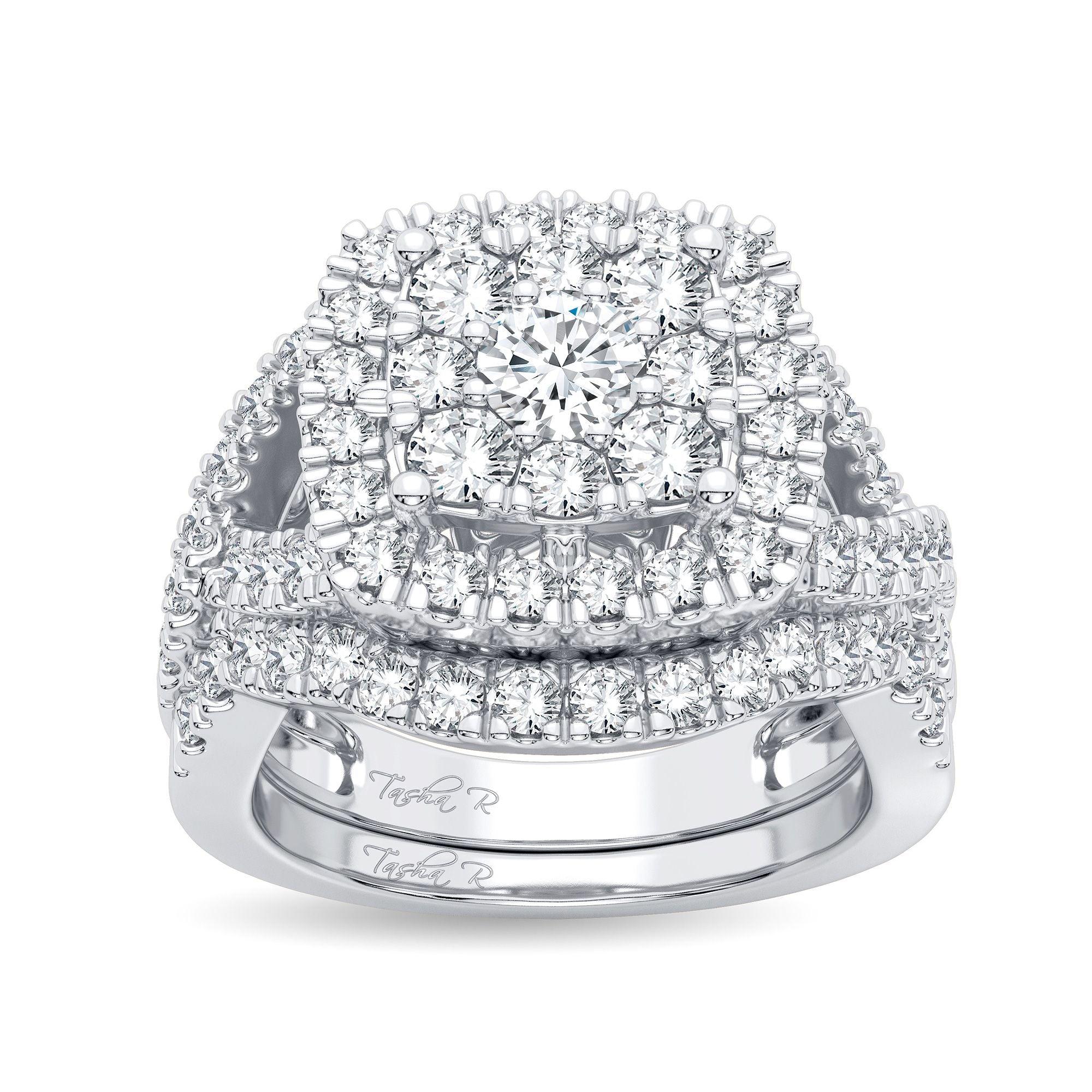 14K 2.00CT Diamond Bridal Ring - Johnny Dang & Co