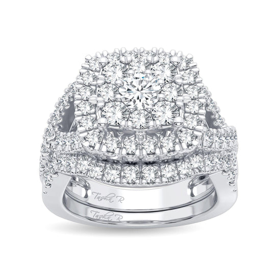 14K 2.00CT Diamond Bridal Ring - Johnny Dang & Co