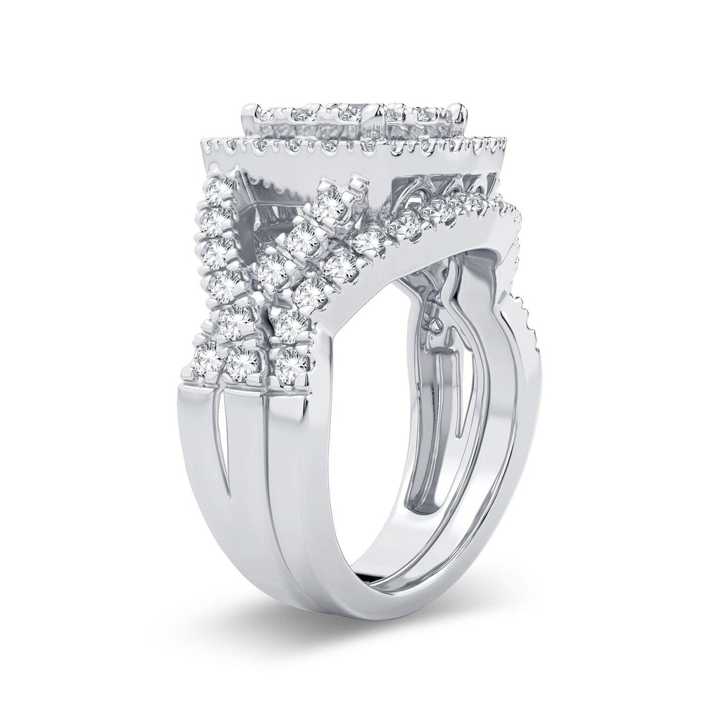 14K 2.00CT Diamond Bridal Ring - Johnny Dang & Co