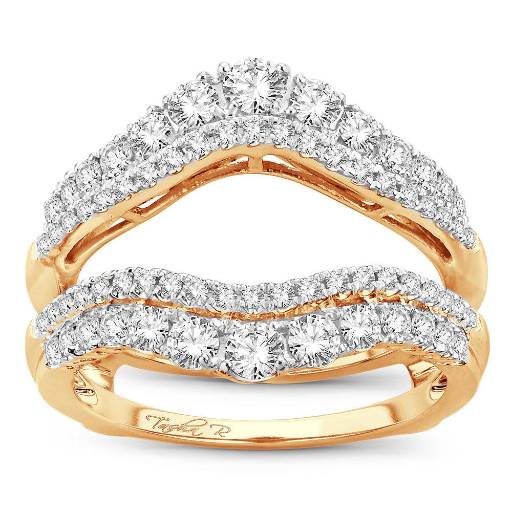 14K 1.00CT Diamond RING GUARD - Johnny Dang & Co