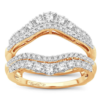 14K 1.00CT Diamond RING GUARD - Johnny Dang & Co