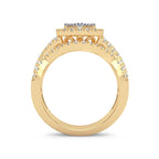 14K 1.00CT Diamond Bridal Ring - Johnny Dang & Co