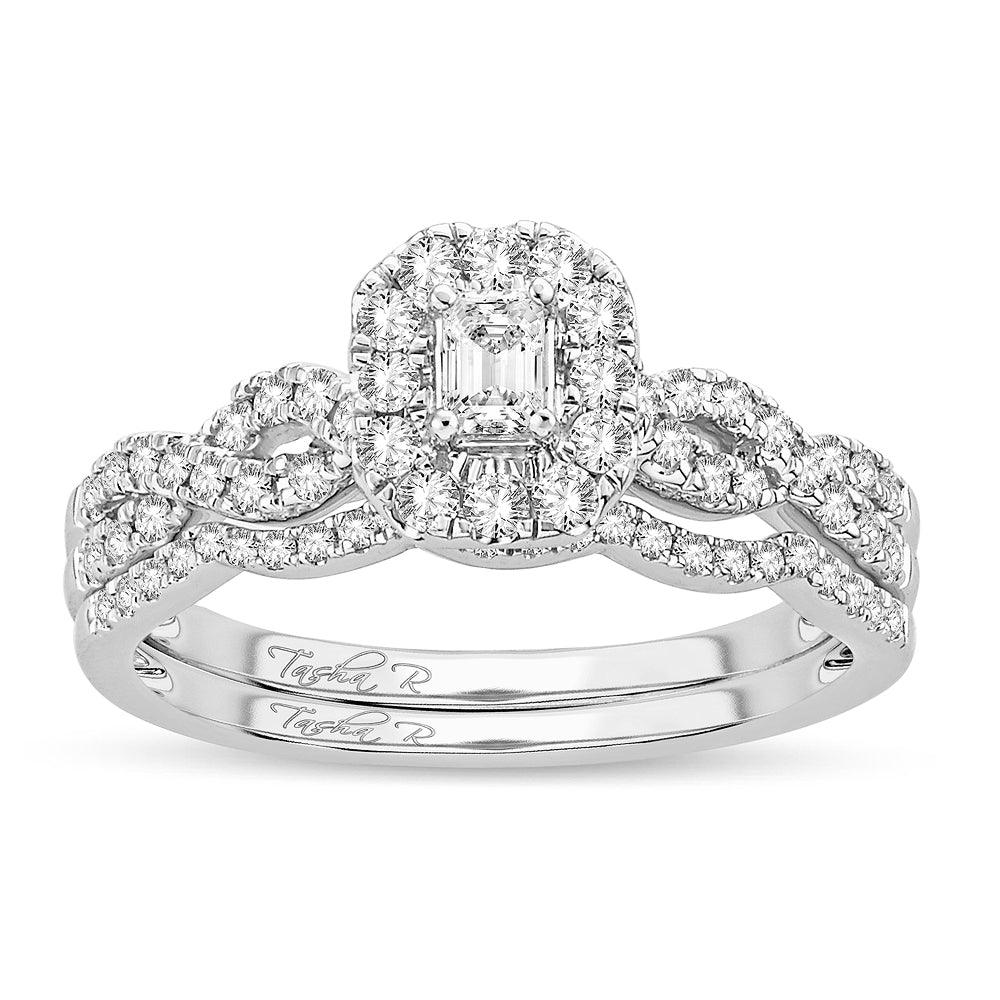 14K 0.60CT Diamond BRIDAL RING - Johnny Dang & Co